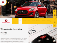 Tablet Screenshot of herculesmaruti.com